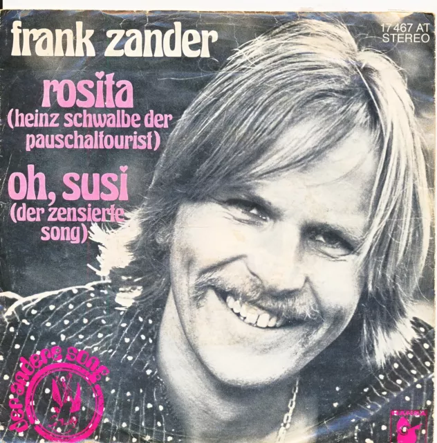 Oh, Susi - Frank Zander - Single 7" Vinyl 125/20