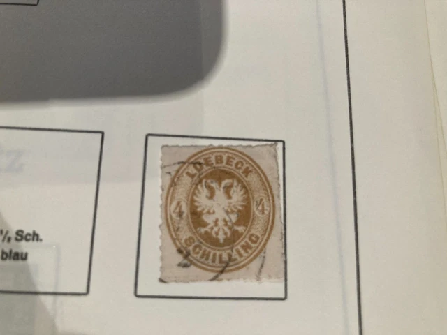AD Lübeck Mi. Nr. 12 gestempelt, Mi. 130.-