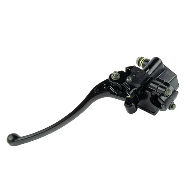 Cilindro freno principale anteriore alluminio nero ricambio leva moto universale