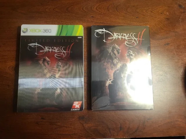 The Darkness 2 Steelbook W/ Lenticular Slipcover Xbox 360 Brand New Sealed *Rare