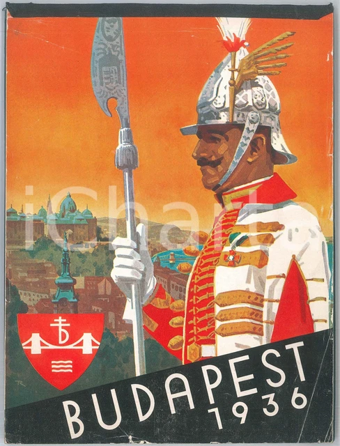 1936 BUDAPEST - UNGHERIA Calendario settimanale - Ufficio Turistico di Budapest