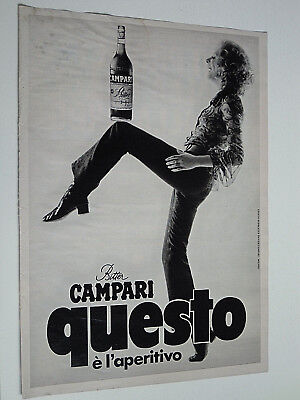 Advertising Pubblicità 1972  BITTER CAMPARI