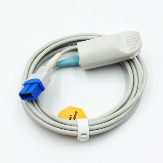 SpO2 Sensor Adult Finger Clip Cable Compatible Spacelabs1050/1600/90496Ultraview