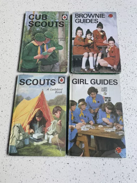 vintage Old Cub Scout Brownie Girl Guides By Ladybird Book X4