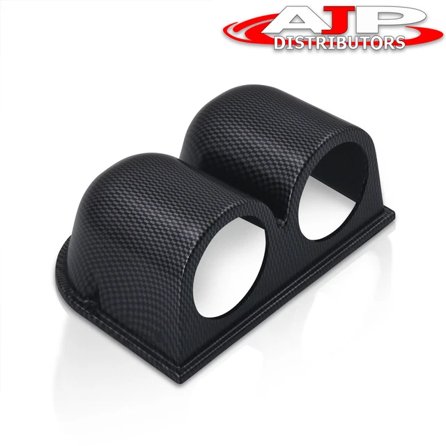Universal Carbon Fiber Dash Gauge Pod Holder 52MM VIP Interior Dress Up
