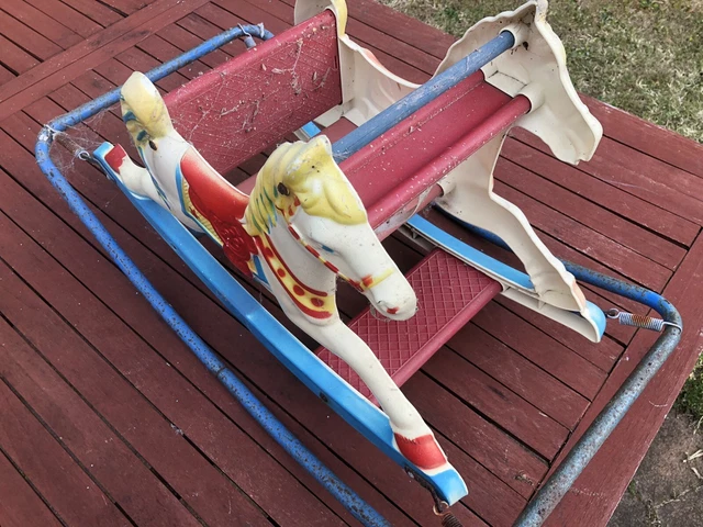 VINTAGE WONDER PONY Rocking Horse 1950s-60s $32.00 - PicClick AU