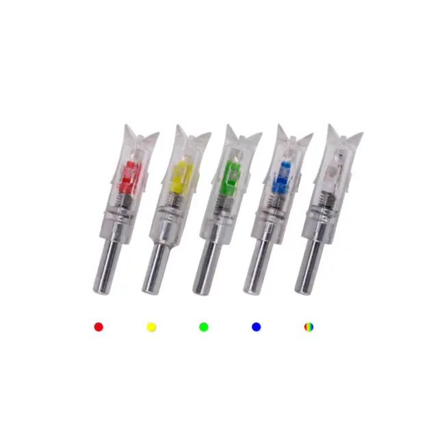 6PCS LED Lighted Nocks for Crossbow With .300/7.62mm Inside Diameter Nocks Arrow 2