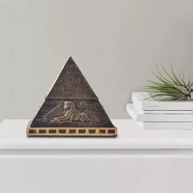 Ägypten Pyramide Skulptur Home Office Aufbewahrung Schmuckschatulle Dekoration