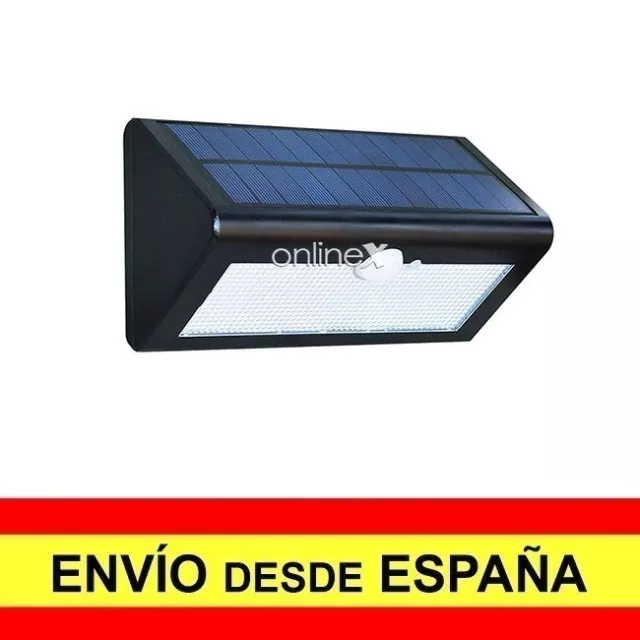 Foco Pared Solar 18 LED Sensor de Movimiento Luz Exterior Entrega 48/72 H. a2949