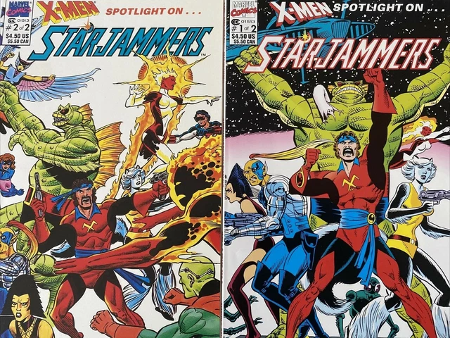 X-Men Spotlight On......star Jammers No's 1-2. (2 Issue Full Set Lot). 1990