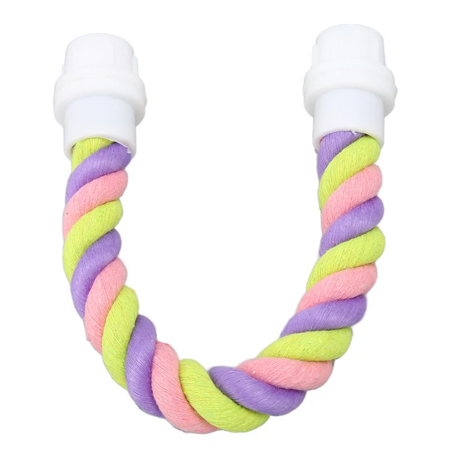 (S) Kletternde Papageienseilstütze Farbenfrohe Flexible Und