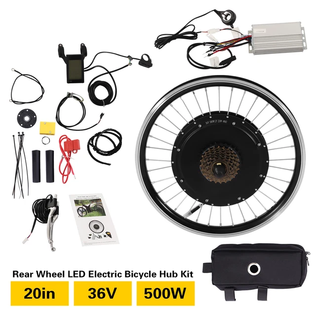 E-Bike Umbausatz 20 Zoll Hinterrad - 36V 250W Elektrofahrrad Conversion Kit