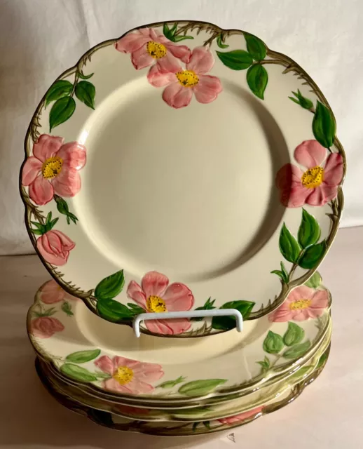 5 Franciscan Desert Rose 10 5/8" Dinner Plates