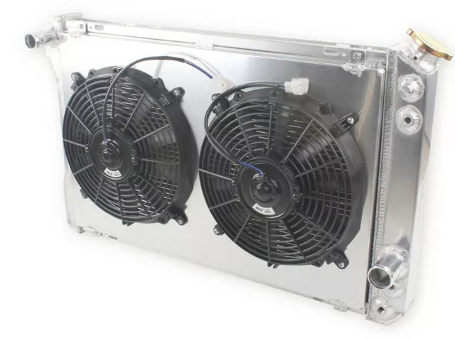 3 Row Radiator Shroud Fans For 82-92 CAMARO Iroc-Z Z28  FIREBIRD V6 V8 5.0 5.7L