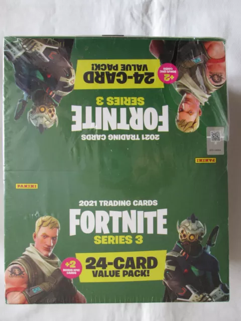 Pack 24 cartes + 2 Cartes Bonus Fortnite serie 3 - PANINI - 78330020131 