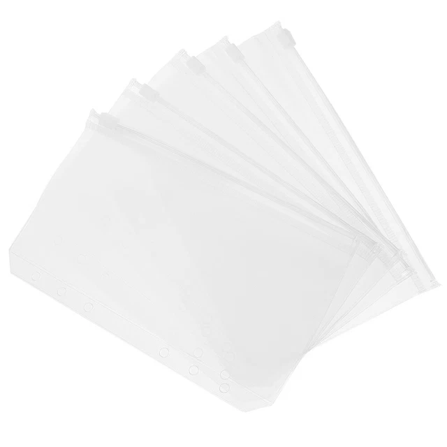 12Pcs Zipper Liant Insert Pochette Papeterie De bureau
