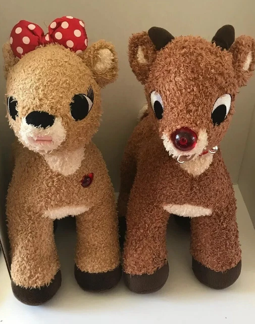 BUILD A BEAR Rudolph the Red Nosed Reindeer Clarice Christmas Deer ...