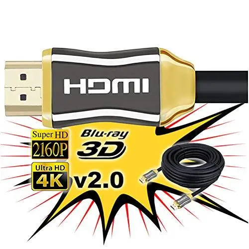 Câble HDMI 20m 2.0 4K Ultra HD de la marque Unicview - Haute vitesse avec Eth...