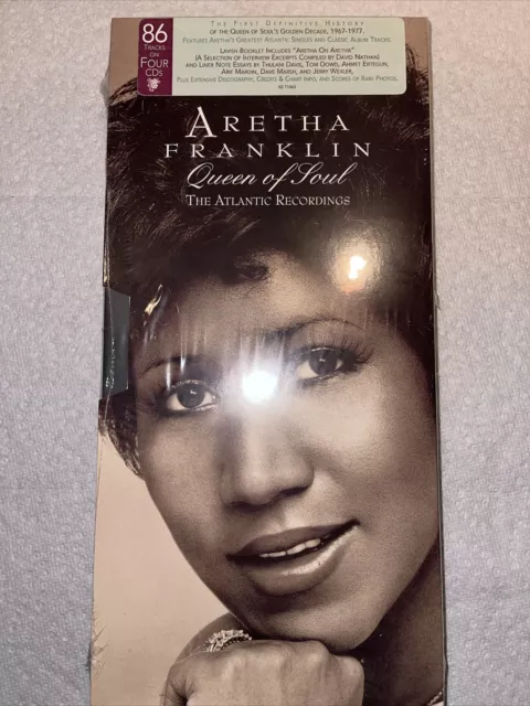 Aretha Franklin Queen of Soul The Atlantic Recordings 4CD Long Box Set 86 Tracks