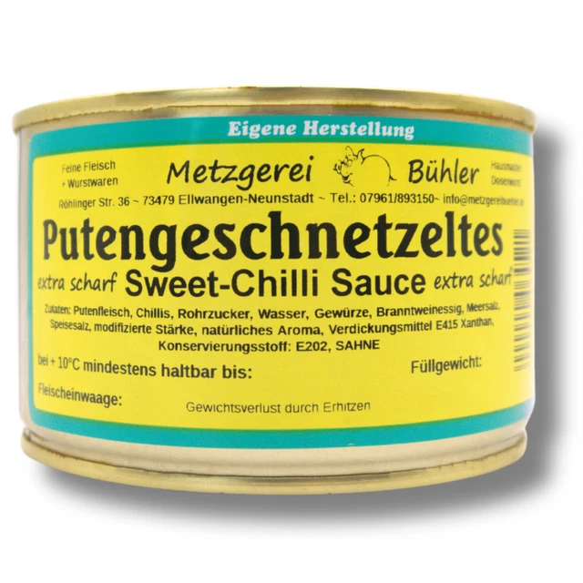 Piatto pronto tritato tacchino in peperoncino dolce 400 g Gorumet conserve di carne
