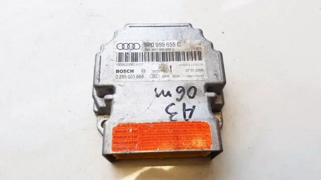 8P0959655C CALCULATEUR AIRBAG 0285001666 for Audi A3 2006 FRF1019205-91