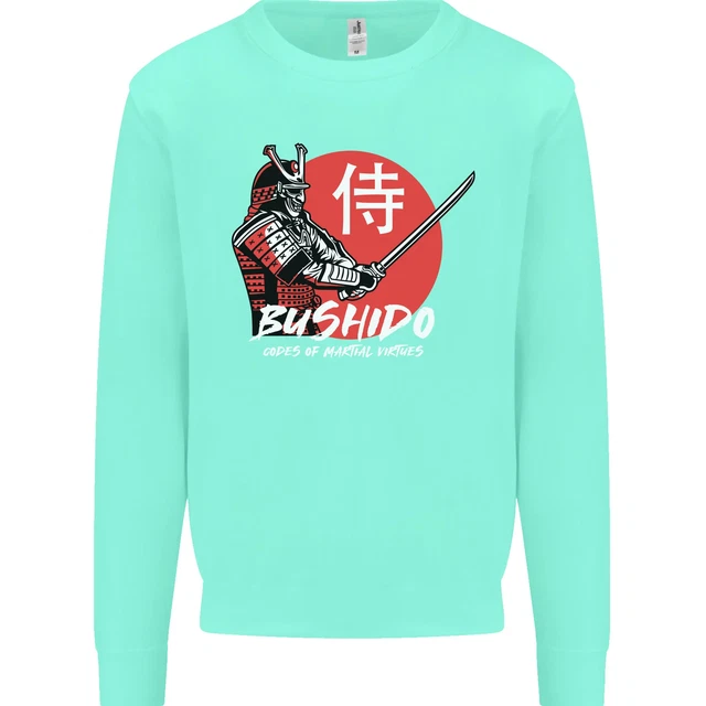Felpa maglione Bushido Samurai Warrior Sword Ronin MMA Sword 7
