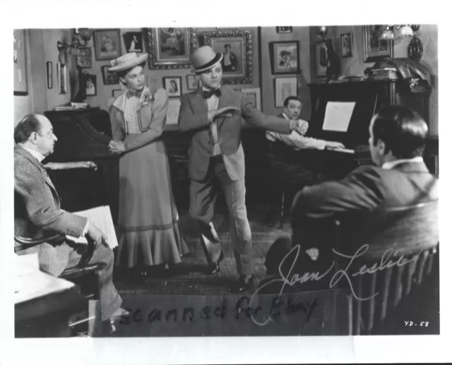 Joan Leslie-Signed-8X10-With James Cagney-Yankee Doodle Dandy-4Th Of July-July 4