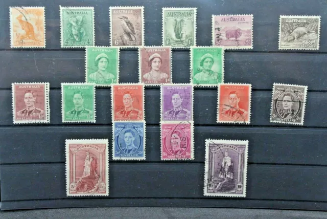 Australia 1937/42 Re Giorgio Vi Regina Elisabetta Non Completa Used Set (C.x)