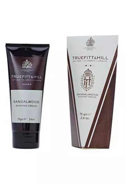 Truefitt & Hill Sandalwood Shaving Cream Tube 75g