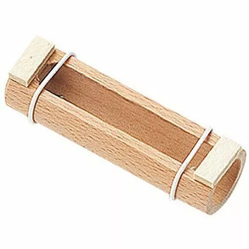 ROHEMA PERCUSSION - Kids Clave Holder Beech, 35mm x 110mm, Made in Germany 2