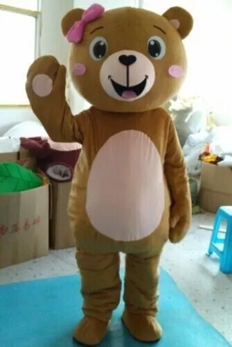 Halloween Bear Mascot Costume Cosplay Party Clothing Carnival Adults