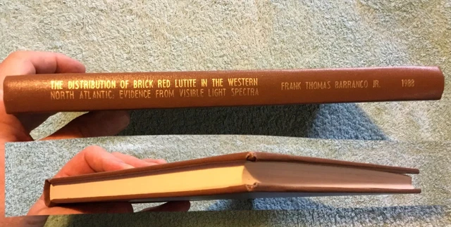 THESIS On BRICK RED LUTITE NORTH ATLANTIC Visible Light spectra Marine Geology