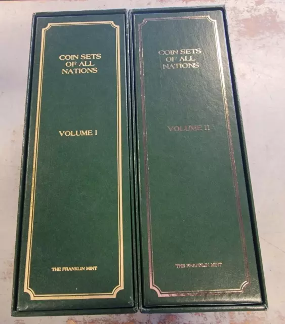 Franklin Mint Coin Set of All Nations 1 & 2 Volume