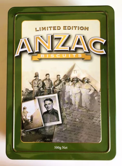 Official RSL Limited Edition ANZAC Biscuit Tin - Letter Home 2006