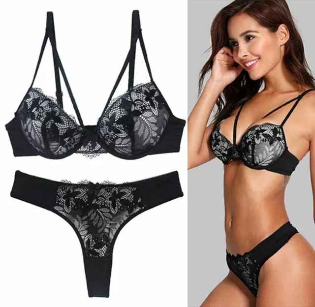 COMPLIMENTARY BRA WITH Lace Panty/Thong Set Mix & Match Sizes from