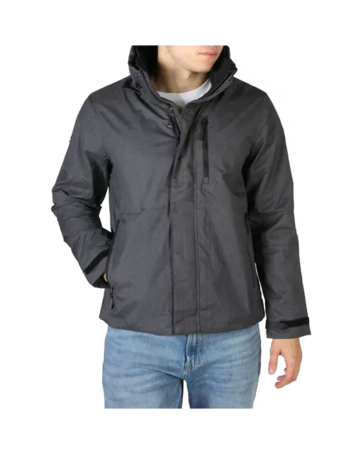 Superdry Bomber Jacket with Automatic Buttons and Zip Fastening  -  Jackets  -