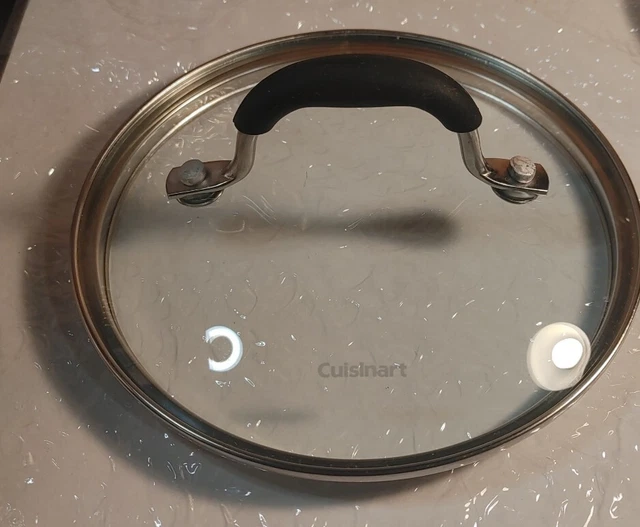 Calphalon Cuisinart Rubber Glass Replacement Lid 6 1/2" OD 6 1/4" ID Pot/Pan