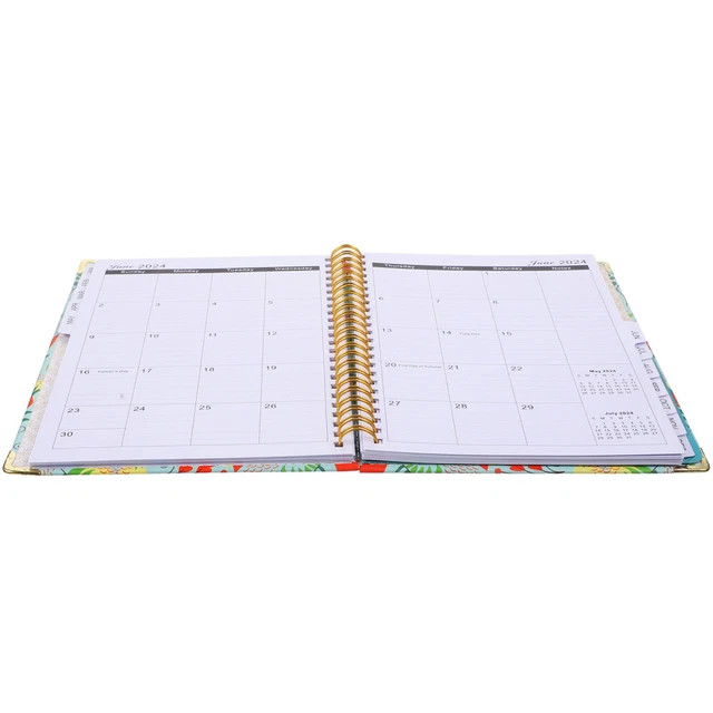 Calendrier Simple 2024 Calendrier De Bureau Bleu Vecteur PNG , 2024