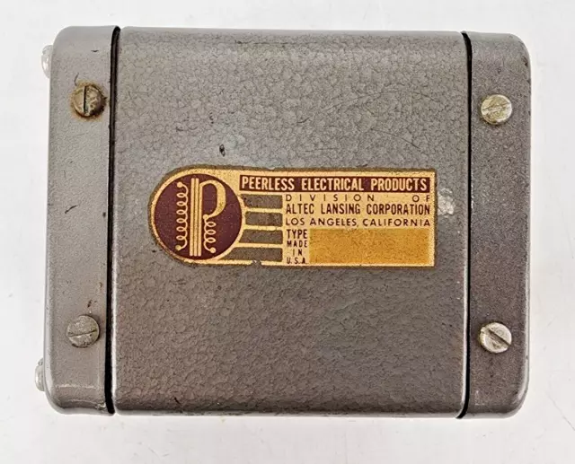 Vintage Peerless 16277 S-265-Q Output Transformer Tube Audio Altec