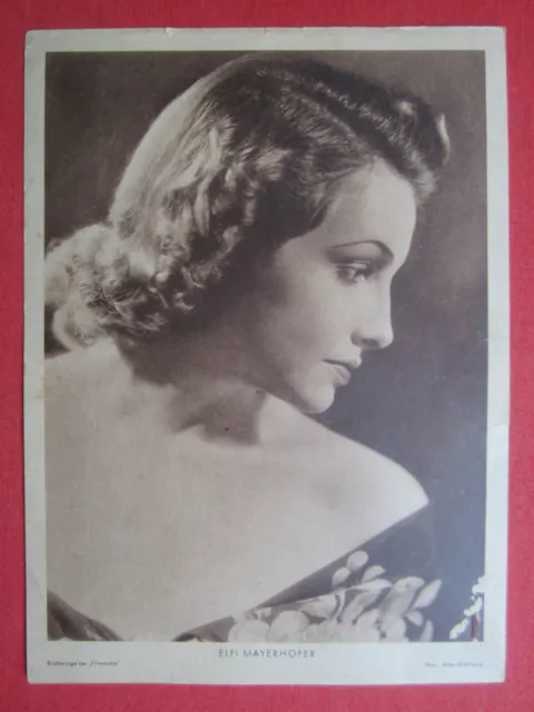 Orig. Foto Werbung Film Cinema Schauspielerin actress Elfi Mayerhofer um 1940