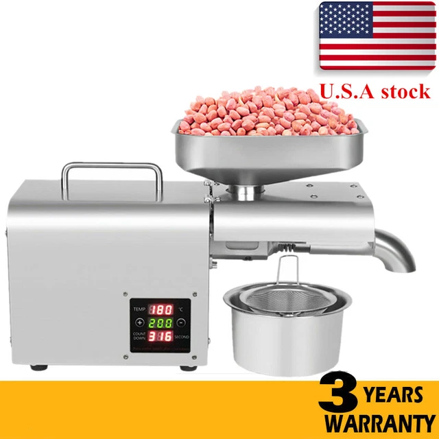 Automatic Oil Press Machine Electric Commercial Peanut Oil  Extractor