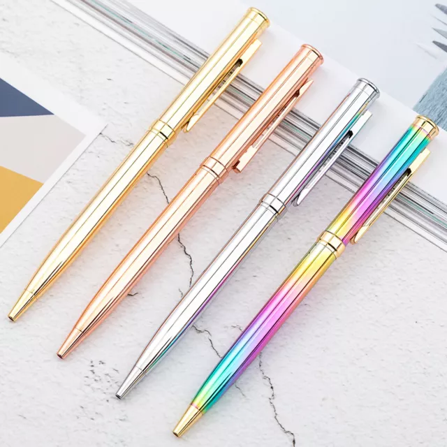 Luxury Metal Ballpoint Signature Ball Point Writing Pen School Office Stationery