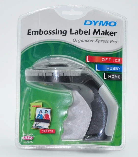 DYMO Embossing Label Maker with 3 DYMO Label Tapes | Organizer Xpress, Pro Label