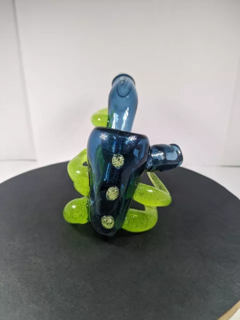 Heady Sherlock Glass Pipe / Atomic Stardust / Slyme Spikes 2