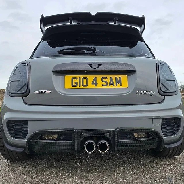 MINI COOPER S JCW F55 F56 Genuine Carbon Fibre Aerodynamic Wing Spoiler ...
