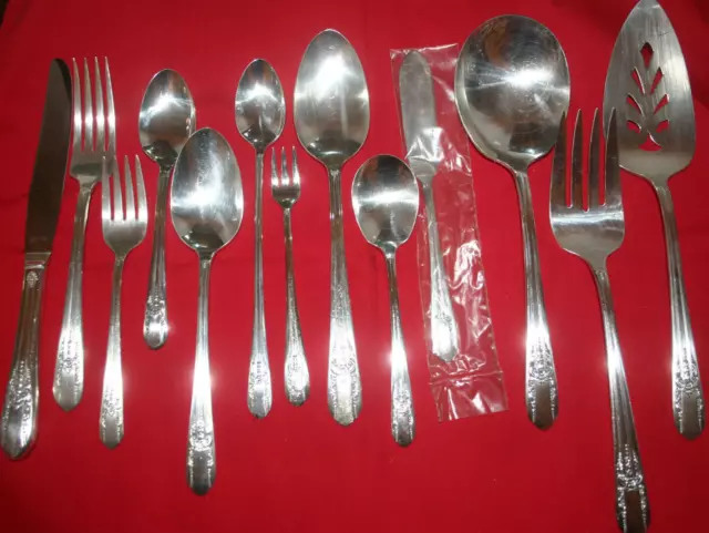 Wm Rogers Mfg Co REFLECTIONS Pattern Silver Plate Flatware 1939 YOUR CHOICE EUC+