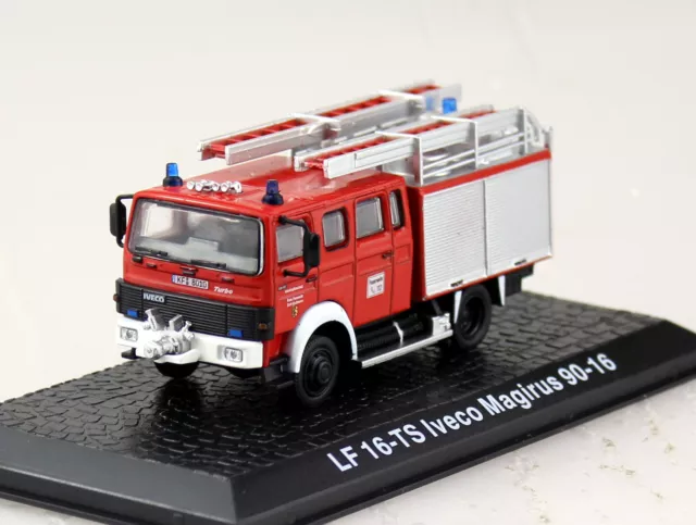 Iveco Magirus LF 16 TS 90-16 Feuerwehr Del Prado 1:72 Modellauto