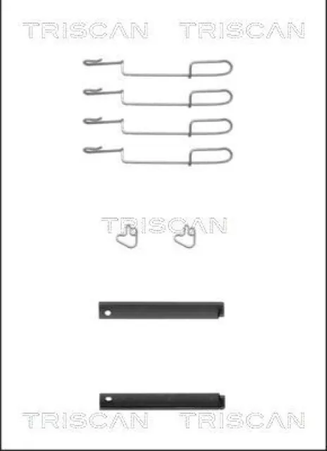 TRISCAN Zubehörsatz, Scheibenbremsbelag Hinten 8105 231587