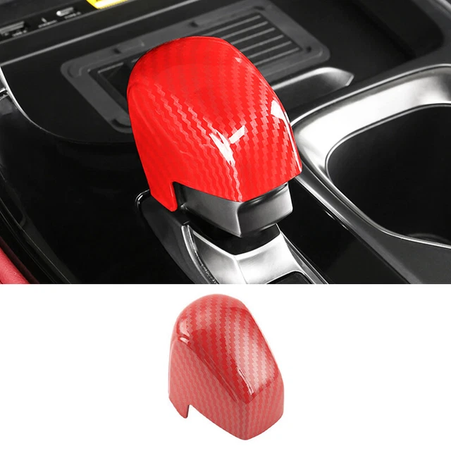 FOR LEXUS RX500H 20232024 Red Carbon Fiber Central Console Gear Shift