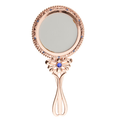 Rastogi Handicrafts tedesco argento borsetta specchio a mano specchi lovely antico Actress mack-up kit 